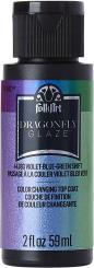Plaid Folkart - Dragonfly Glaze Glitzer Lack - 59ml Violet-Blue-Green Shift / Violett-Blau-Grün Violet-Blue-Green Shift / Violett-Blau-Grün