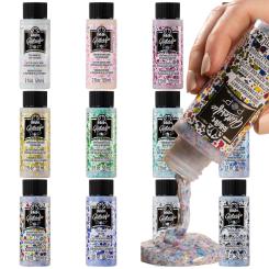 Plaid Folkart - Glitterific POP Acrylfarbe - 59ml 