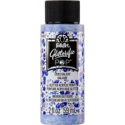 Plaid Folkart - Glitterific POP Acrylfarbe - 59ml Galaxy Galaxy