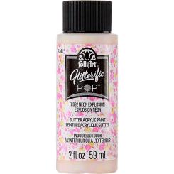 Plaid Folkart - Glitterific POP Acrylfarbe - 59ml Neon Explosion Neon Explosion