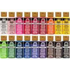 Plaid Folkart - Matte Premium Acrylfarbe - 59ml - Best Sellers -18 Farben 