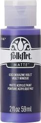 Plaid Folkart - Matte Premium Acrylfarbe - 59ml Dioxazine Violet / Dioxazin Violett Dioxazine Violet / Dioxazin Violett