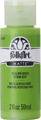 Plaid Folkart - Matte Premium Acrylfarbe - 59ml Lime Green / Lindgrün Lime Green / Lindgrün