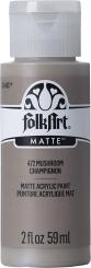 Plaid Folkart - Matte Premium Acrylfarbe - 59ml Mushroom / Pilz Mushroom / Pilz