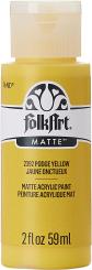 Plaid Folkart - Matte Premium Acrylfarbe - 59ml Podge Yellow / Podge Gelb Podge Yellow / Podge Gelb