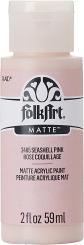 Plaid Folkart - Matte Premium Acrylfarbe - 59ml Seashell Pink / Muschelrosa Seashell Pink / Muschelrosa