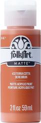 Plaid Folkart - Matte Premium Acrylfarbe - 59ml Terra Cotta / Terrakotta Terra Cotta / Terrakotta