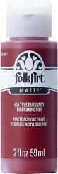 Plaid Folkart - Matte Premium Acrylfarbe - 59ml True Burgundy / Echter Burgunder True Burgundy / Echter Burgunder
