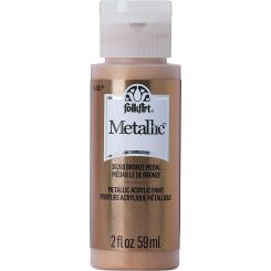Plaid Folkart - Metallic Premium Acrylfarbe - 59ml Bronze Metal / Bronze-Metall Bronze Metal / Bronze-Metall