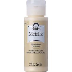 Plaid Folkart - Metallic Premium Acrylfarbe - 59ml  Champagne / Champagner  Champagne / Champagner