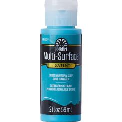 Plaid Folkart - Multi-Surface Satin Acrylfarbe - 59ml Hawaiian Surf / Blau Hawaiian Surf / Blau
