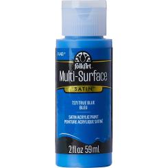 Plaid Folkart - Multi-Surface Satin Acrylfarbe - 59ml True Blue / Blau True Blue / Blau