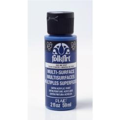 Plaid Folkart - Multi-Surface Satin Acrylfarbe - 59ml ink spot / Tintenblau ink spot / Tintenblau
