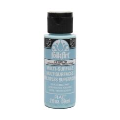 Plaid Folkart - Multi-Surface Satin Acrylfarbe - 59ml ocean view / Meerblau ocean view / Meerblau