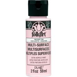 Plaid Folkart - Multi-Surface Satin Acrylfarbe - 59ml paint baby pink / Baby Pink paint baby pink / Baby Pink
