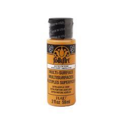 Plaid Folkart - Multi-Surface Satin Acrylfarbe - 59ml yellow ochre / Ockergelb yellow ochre / Ockergelb
