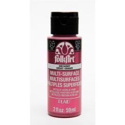 Plaid Folkart - Multi-Surface Spezial Acrylfarbe - 59ml Metallic Granatapfel Metallic Granatapfel