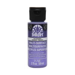 Plaid Folkart - Multi-Surface Spezial Acrylfarbe - 59ml Metallic Tansanit Metallic Tansanit