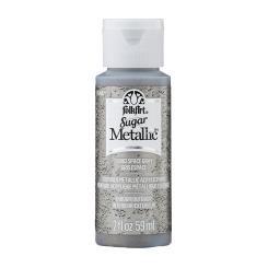Plaid Folkart - Sugar Metallic Premium Acrylfarbe - 59ml Space Gray / Grau Space Gray / Grau