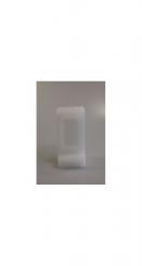 Portal-Kerze mit Stufe, 14 x 7 cm, weiß 