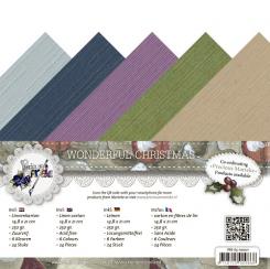 Precious Marieke Wonderful Christmas Leinen Karton A5 / 250gr. - 24 tlg. 