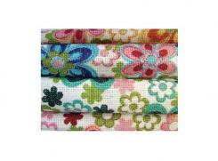 Prima 4 Floral burlap sheet med. floral 