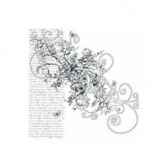 Prima White paintables bouquet 30,5X30,5cm / 1 BO 