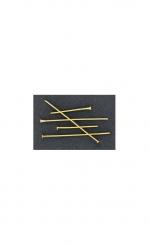 Prismenstifte / Flachkopf gold 24 44mm, Inhalt: 80 Stck 