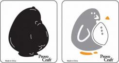 Provocraft Cuttlekids 2 Step Stanzeschablone 2er Set - Pinguin 
