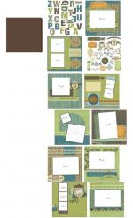 Provocraft YourStory Album Set Junge 20,3x20,3cm 