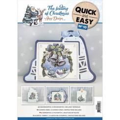 Quick and Easy / Kartenaufleger und Karten 10 - Set mit 8 Karten - The feeling of Christmas 