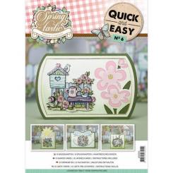 Quick and Easy / Kartenaufleger und Karten 6 - Set mit 8 Karten - Spring-tastic 