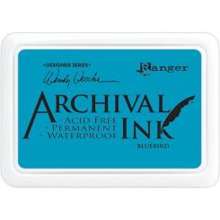 Ranger Archival Ink Stempelkissen - Feinkontur/Wasserfest Bluebird Türkis Bluebird Türkis
