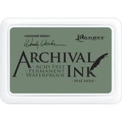 Ranger Archival Ink Stempelkissen - Feinkontur/Wasserfest Peat Moss / Torfmoos Grau Peat Moss / Torfmoos Grau