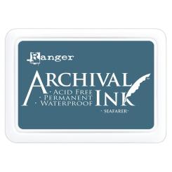 Ranger Archival Ink Stempelkissen - Feinkontur/Wasserfest Seafarer / See Blau Seafarer / See Blau