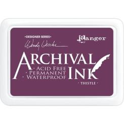 Ranger Archival Ink Stempelkissen - Feinkontur/Wasserfest Thistle / Distel Violett Thistle / Distel Violett