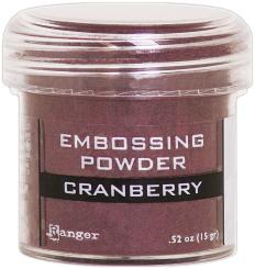 Ranger Embossing Puder 34ml Cranberry Rot Metallic Cranberry Rot Metallic