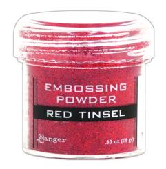 Ranger Embossing Puder 34ml Red Tinsel Red Tinsel