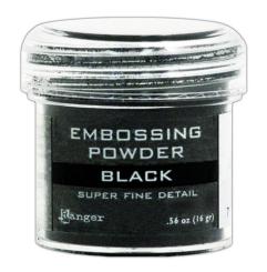Ranger Embossing Puder 34ml Super fine Black Super fine Black