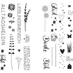 Rayher Wasser-Transferfolie, Glückslicht - 2 Bögen 10x21cm 