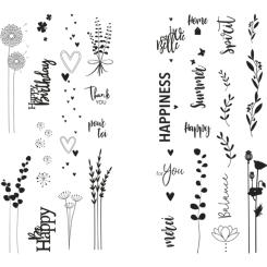 Rayher Wasser-Transferfolie, Natural Life - 2 Bögen 10x21cm 