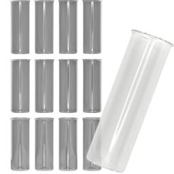 Reagenzglas- Flacherboden, 20mm ø, 11cm lang, mit Rand, 12Stück 