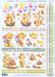 Reddycards 3D Bogen Bärchen Alles Gute 