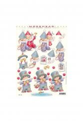 Reddycards 3D Bogen Moreheads Kinder Clowns 