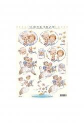 Reddycards 3D Bogen Moreheads Pärchen mit Gans 