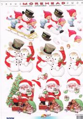 Reddycards 3D Stanzbogen & Hintergrundbogen Moreheads Winter 