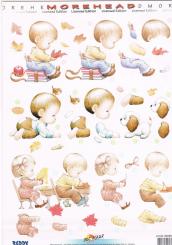 Reddycards 3D Stanzbogen & Hintergrundbogen Moreheads spielen 