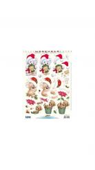 Reddycards 3D Stanzbogen Moreheads Weihnachtsbärchen 
