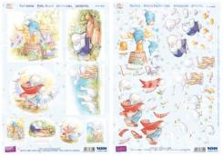 Reddycards 3D Stanzbogen Set Humphreys Corner Every Day 3 