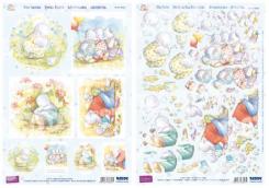 Reddycards 3D Stanzbogen Set Humphreys Corner Every Day 4 